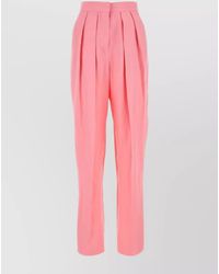 Stella McCartney - High-Rise Straight-Leg Trousers - Lyst