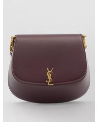 Saint Laurent - Voltaire Mini Leather Tote Bag - Lyst
