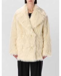 Stand Studio - Katalina Faux Fur Coat - Lyst