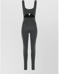 Live The Process - Technical Fabric Jumpsuit Cut Out Design - Lyst