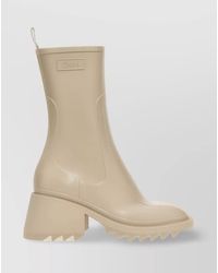 Chloé - Rubber Ankle Boots - Lyst