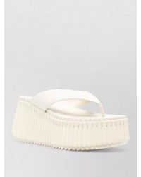 Chloé - Nama Platform Sandals Open Toe Strap - Lyst