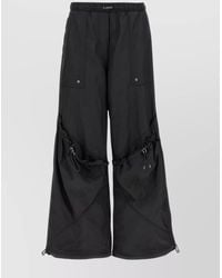The Attico - Roomy Trousers With Pockets And Elastic Waistband - Lyst