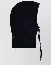 MM6 by Maison Martin Margiela - Textured Wool Beanie Featuring Drawstring Detail - Lyst