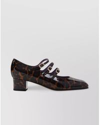 CAREL PARIS - Kina Mary Jane Pumps With Leopard Pattern - Lyst