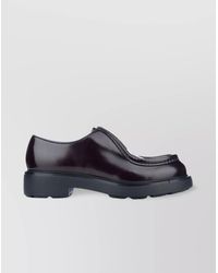 Prada - Chunky Sole Loafers Glossy Finish - Lyst