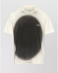 MM6 by Maison Margiela - Graphic Print Crew Neck Short Sleeve T-Shirt - Lyst