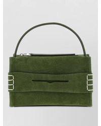 JW Anderson - Loafer Bag Small Suede Shoulder Bag - Lyst