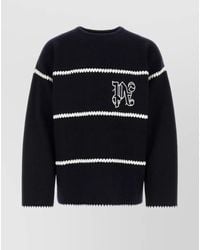 Palm Angels - Knit Wool Blend Pullover - Lyst