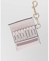 Anya Hindmarch - Key Holder Case Featuring Keyring Attachment - Lyst