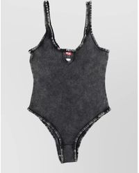 DIESEL - Ribbed Sleeveless Bodysuit - Lyst