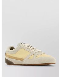 Isabel Marant - Senny Suede Canvas Lace Up Sneakers - Lyst
