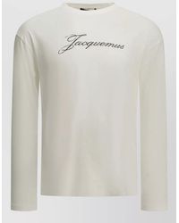 Jacquemus - Long-Sleeve Cotton Jersey T-Shirt - Lyst