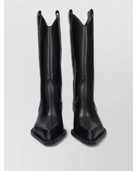 Off-White c/o Virgil Abloh - Leather High Heel Cowboy Boots - Lyst