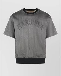 Maison Margiela - Logo-Print Short-Sleeve T-Shirt - Lyst
