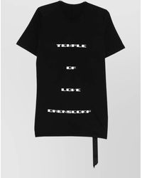 Rick Owens - Level Crew Neck Graphic Print T Shirt - Lyst