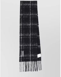 Our Legacy - Fringed Plaid Scarf Soft Texture - Lyst