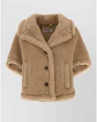 Max Mara - Alpaca Cashmere Cape Jacket - Lyst