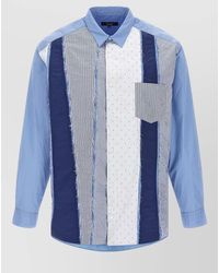 Comme des Garçons - Cotton Patchwork Shirt - Lyst
