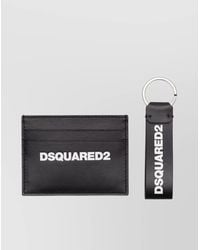 DSquared² - Leather Card Holder And Keychain Gift Set - Lyst