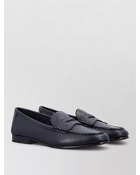 Polo Ralph Lauren - Leather Penny Loafers Rounded Toe - Lyst