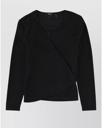 Theory - Lace-Up Knitted Top - Lyst