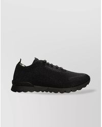 Kiton - Knitted Almond Toe Sneakers With Heel Tab - Lyst