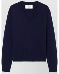 Rohe - Merino Wool Fine-Knit V-Neck Sweater - Lyst