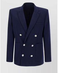 Balmain - Virgin Wool Blazer - Lyst