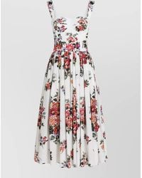 Dolce & Gabbana - Midi Dresses - Lyst