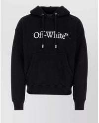 Off-White c/o Virgil Abloh - Cotton Sweatshirt With Hood And Pocket - Lyst
