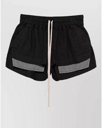 Rick Owens - Cotton Layered Shorts - Lyst