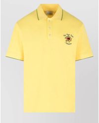Drole de Monsieur - Polo Shirt Contrast Trim Short Sleeves - Lyst
