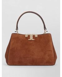 Tory Burch - Suede Shoulder Bag Top Handle Strap - Lyst