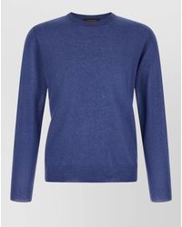 Zanone - Giro Crew Neck Long Sleeve Sweater - Lyst