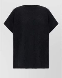 Nude - Alpaca-Blend Short-Sleeve Sweater - Lyst
