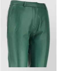 Frankie Shop - Straight Leg Pants Belt Loops Pockets - Lyst
