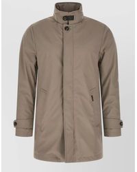 Moorer - Duca High Collar Jacket Adjustable Cuffs - Lyst