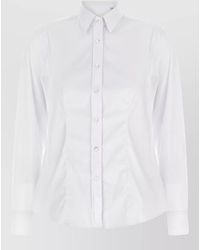 Xacus - Cotton-Blend Long-Sleeve Shirt - Lyst