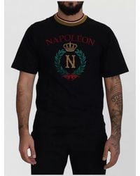 Dolce & Gabbana - Cotton Embroidered Crewneck T-Shirt - Lyst