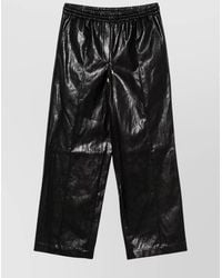 Michael Kors - Faux Leather Cropped Trousers - Lyst