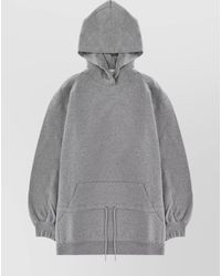 Alexander Wang - Hooded Mini Dress Drawstring Front Pocket - Lyst
