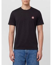 Moncler - Logo Patch Crewneck T-Shirt - Lyst