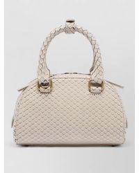 DIESEL - Python Leather Mini Dome Crossbody Bag - Lyst