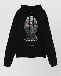 ih nom uh nit - Hooded Sweatshirt Graphic Print Ribbed Cuffs Hem - Lyst