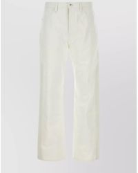 Jil Sander - Wide-Leg Denim Trousers With Waist Belt Loops - Lyst