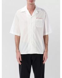 Marni - Bowling Shirt Logo Chest Pocket Collar - Lyst