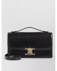 Celine - Triomphe Medium Folio Crossbody Bag - Lyst