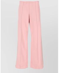 Palm Angels - Logo Track Trousers Wide Leg Side Stripes - Lyst