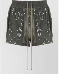 Rick Owens - Sequin Detail Straight Cut Tailored Pants - Lyst